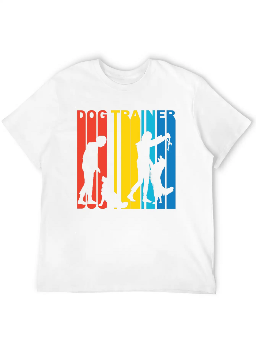 Retro Dog Trainer Unisex Casual T-Shirt – Clean Design For Daily Comfort