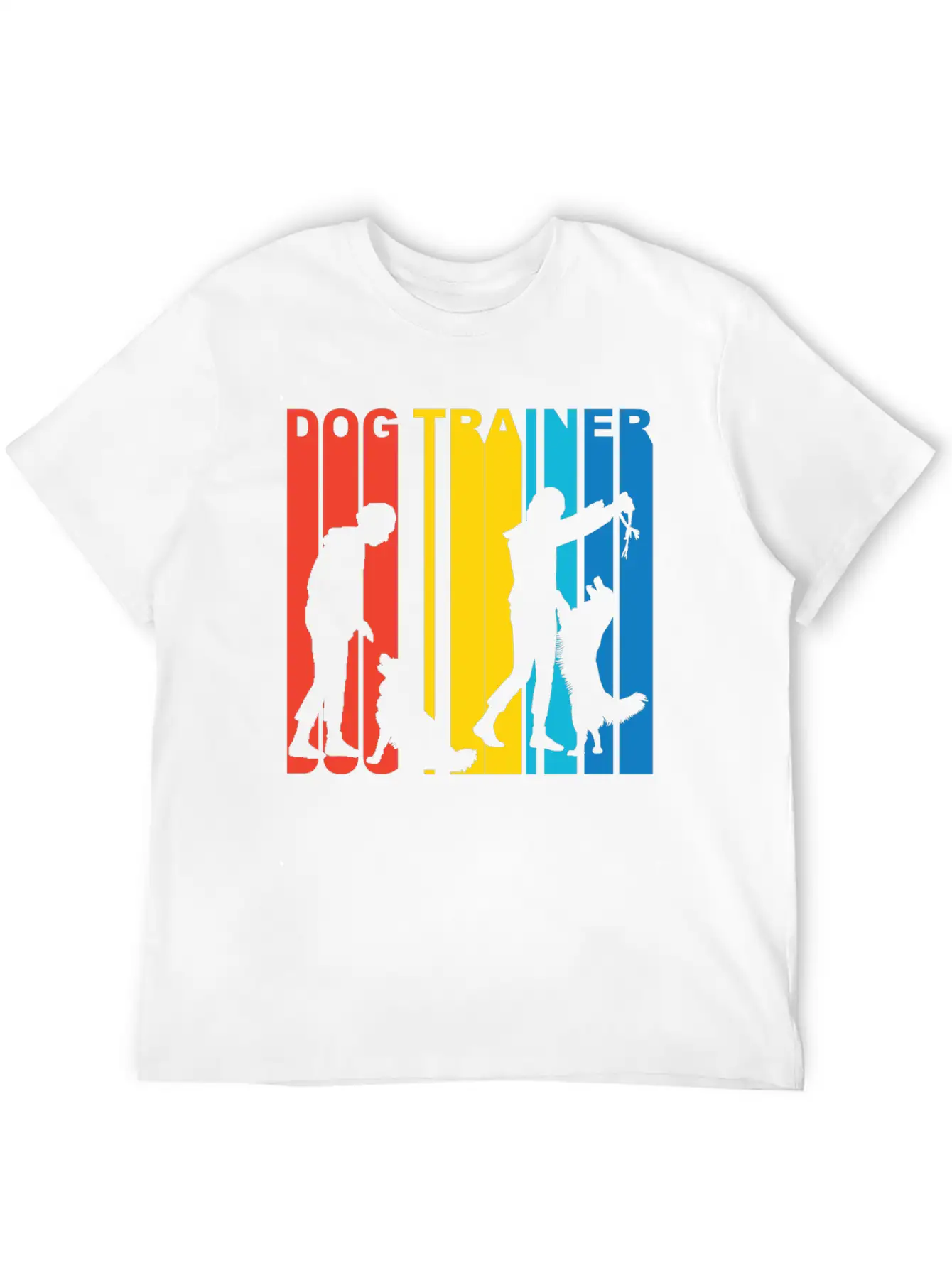 Retro Dog Trainer Unisex Casual T-Shirt – Clean Design For Daily Comfort