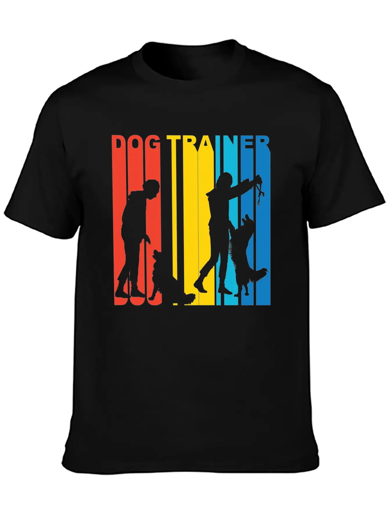 Retro Dog Trainer Unisex Casual T-Shirt – Clean Design For Daily Comfort