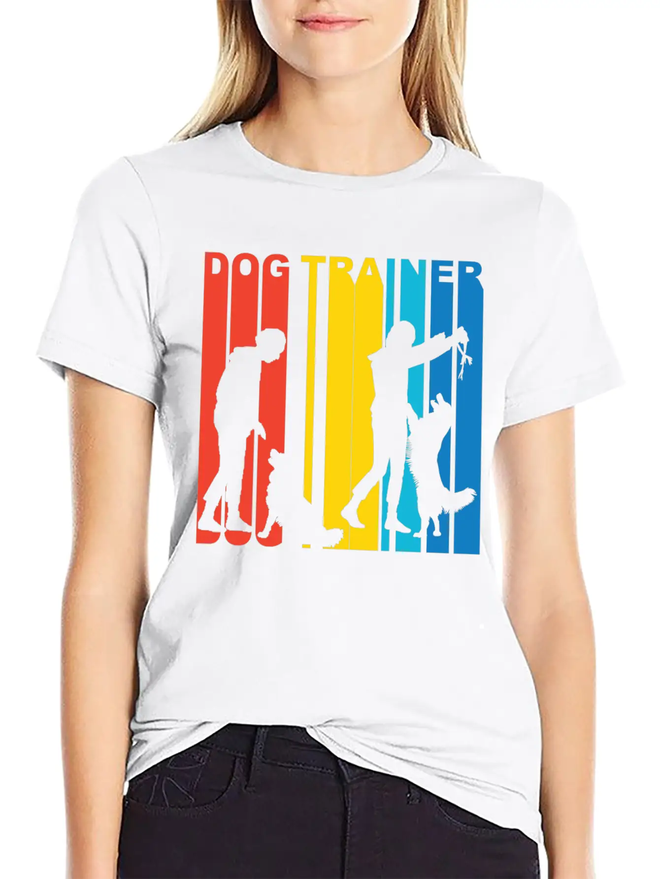 Retro Dog Trainer Unisex Casual T-Shirt – Clean Design For Daily Comfort
