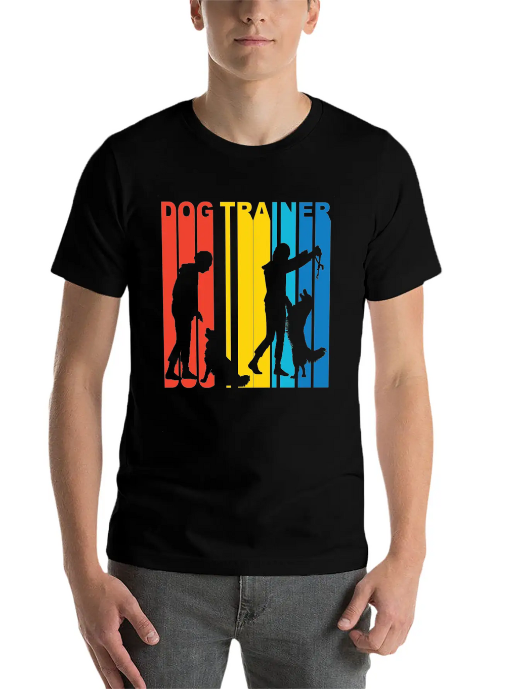 Retro Dog Trainer Unisex Casual T-Shirt – Clean Design For Daily Comfort