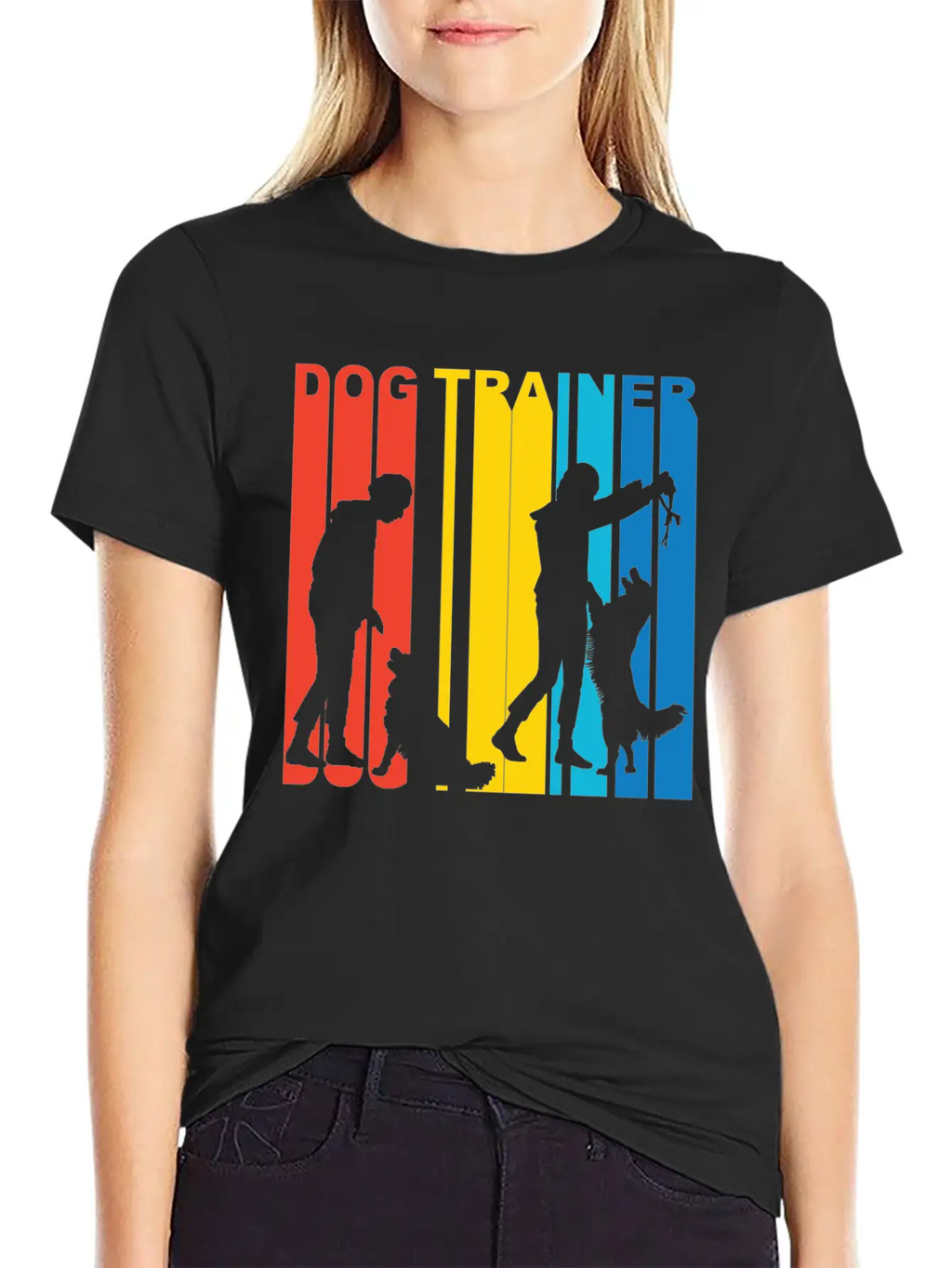 Retro Dog Trainer Unisex Casual T-Shirt – Clean Design For Daily Comfort