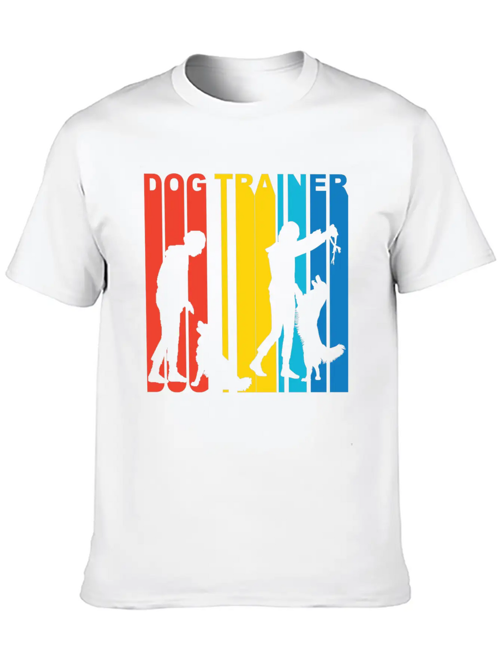 Retro Dog Trainer Unisex Casual T-Shirt – Clean Design For Daily Comfort