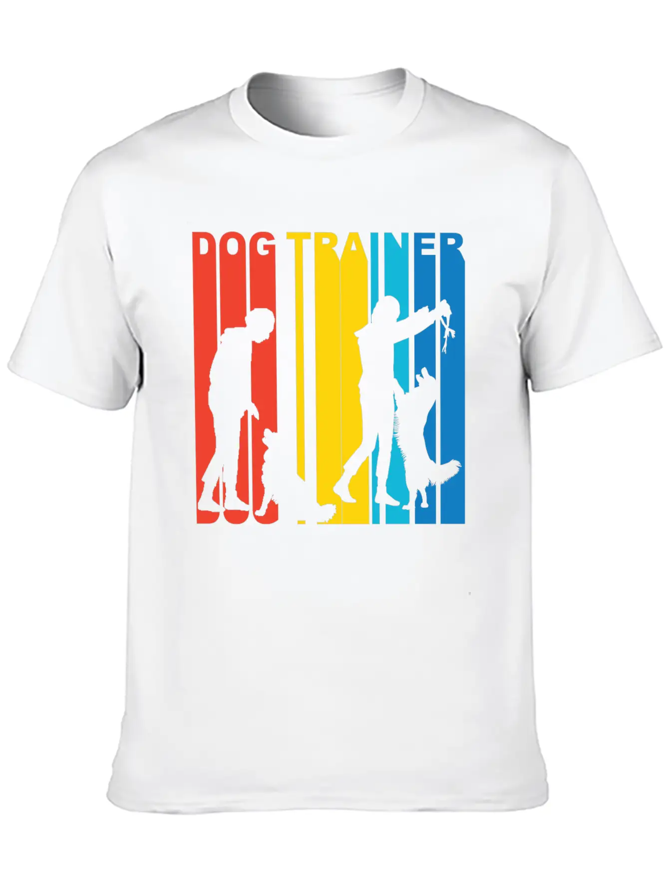 Retro Dog Trainer Unisex Casual T-Shirt – Clean Design For Daily Comfort