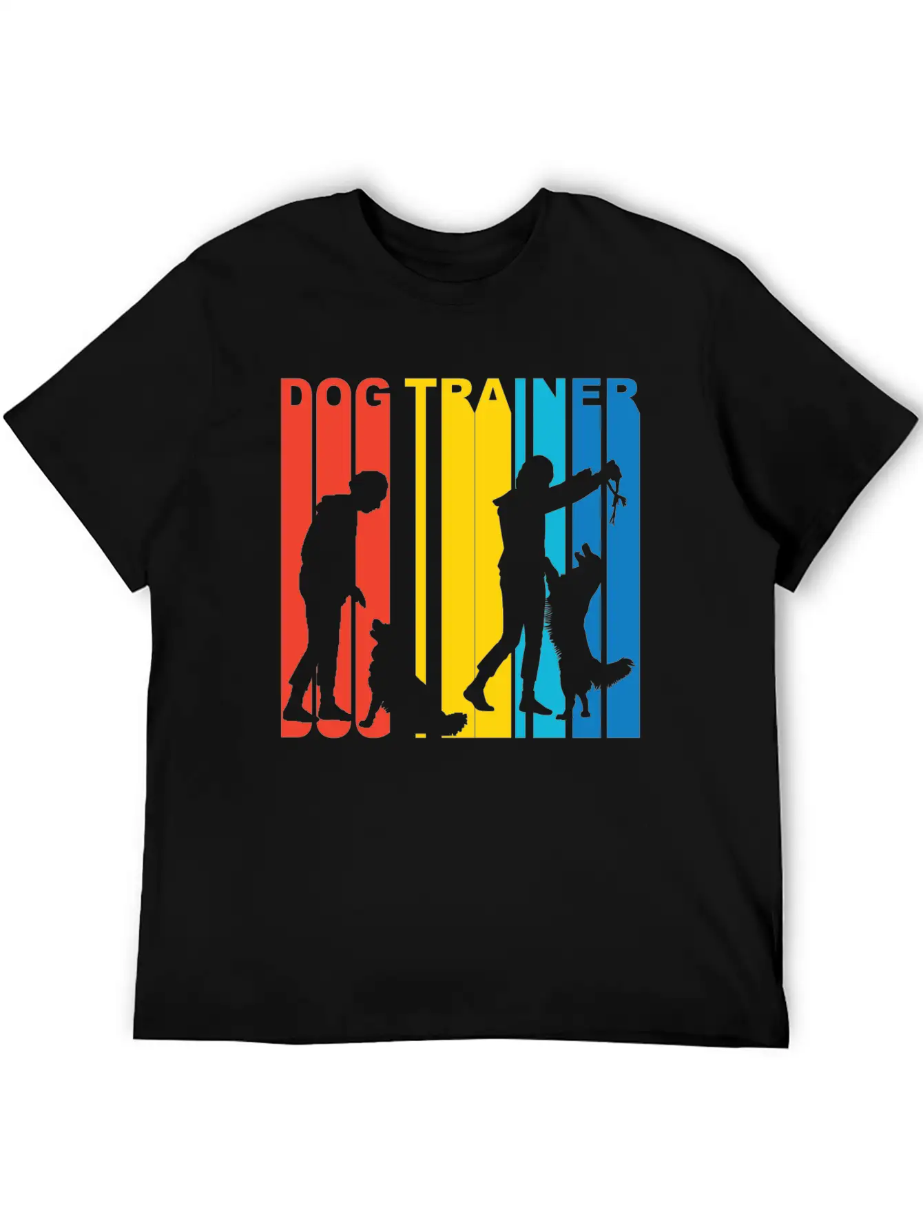 Retro Dog Trainer Unisex Casual T-Shirt – Clean Design For Daily Comfort