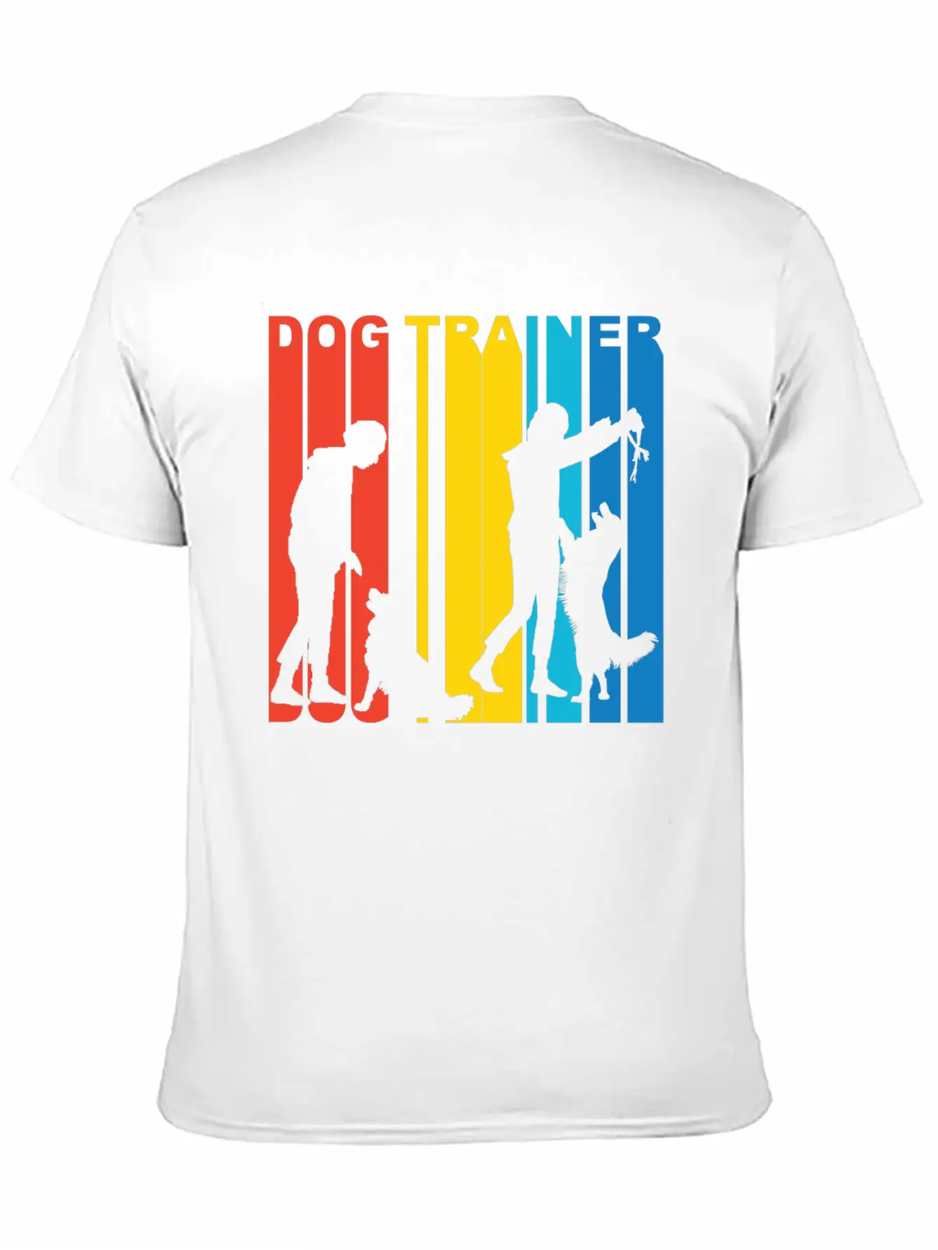 Retro Dog Trainer Unisex Casual T-Shirt – Clean Design For Daily Comfort
