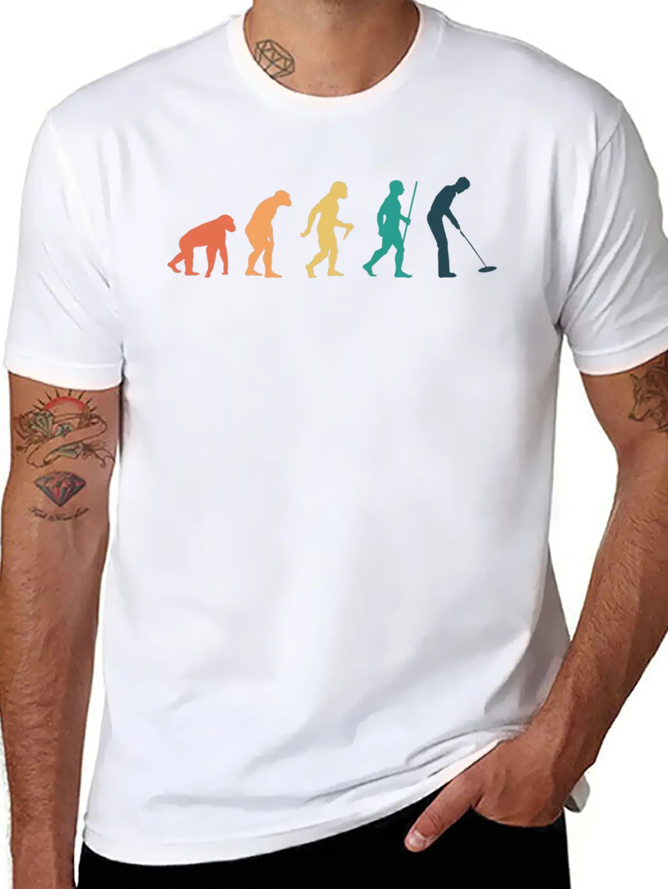 Retro Evolution Metal Detecting Metal Detector Unisex Casual T-Shirt – Clean Design For Daily Comfort