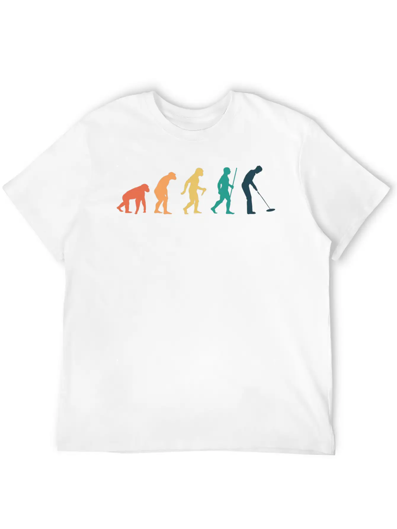 Retro Evolution Metal Detecting Metal Detector Unisex Casual T-Shirt – Clean Design For Daily Comfort