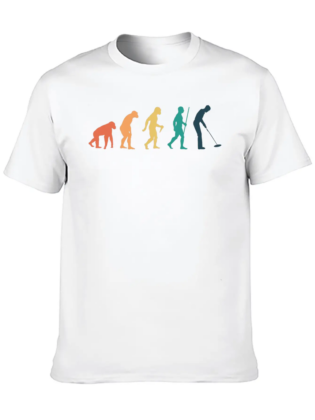 Retro Evolution Metal Detecting Metal Detector Unisex Casual T-Shirt – Clean Design For Daily Comfort
