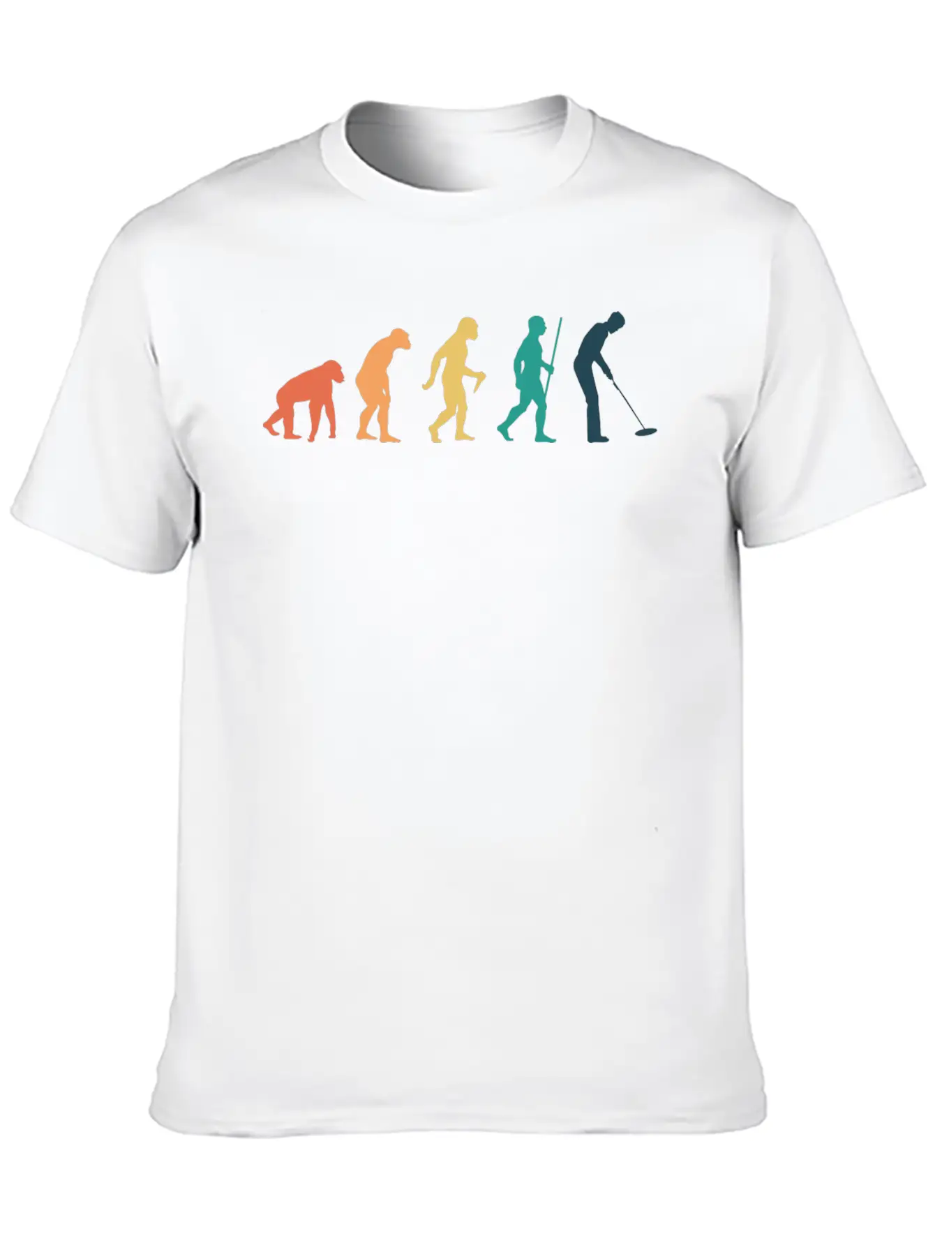 Retro Evolution Metal Detecting Metal Detector Unisex Casual T-Shirt – Clean Design For Daily Comfort