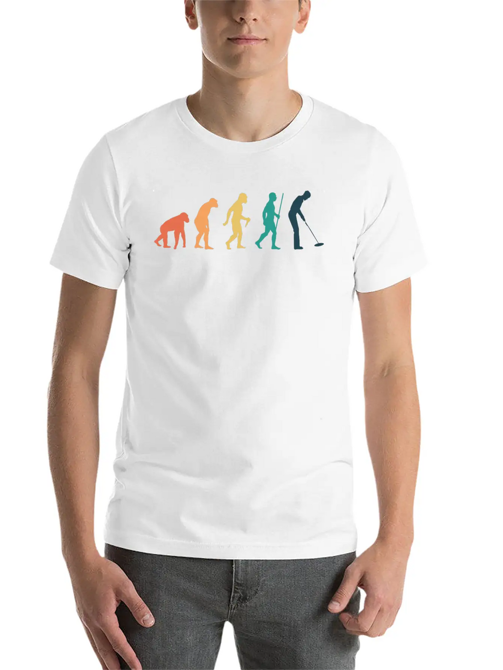 Retro Evolution Metal Detecting Metal Detector Unisex Casual T-Shirt – Clean Design For Daily Comfort