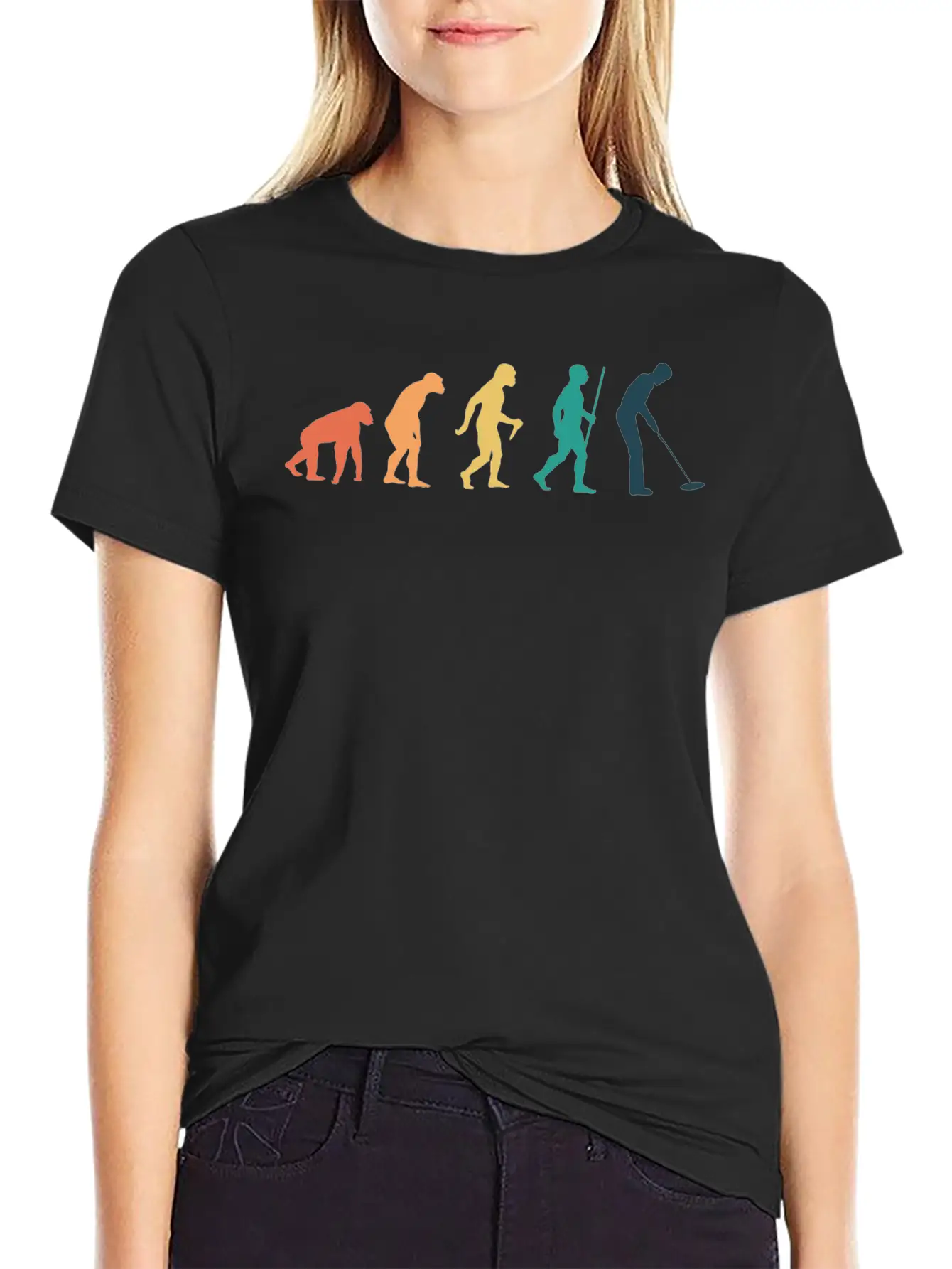 Retro Evolution Metal Detecting Metal Detector Unisex Casual T-Shirt – Clean Design For Daily Comfort