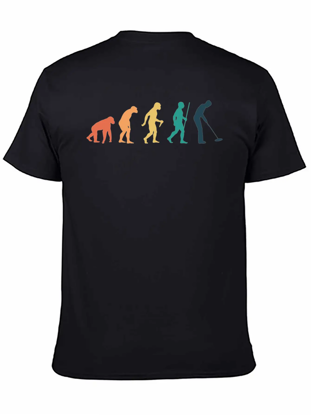 Retro Evolution Metal Detecting Metal Detector Unisex Casual T-Shirt – Clean Design For Daily Comfort