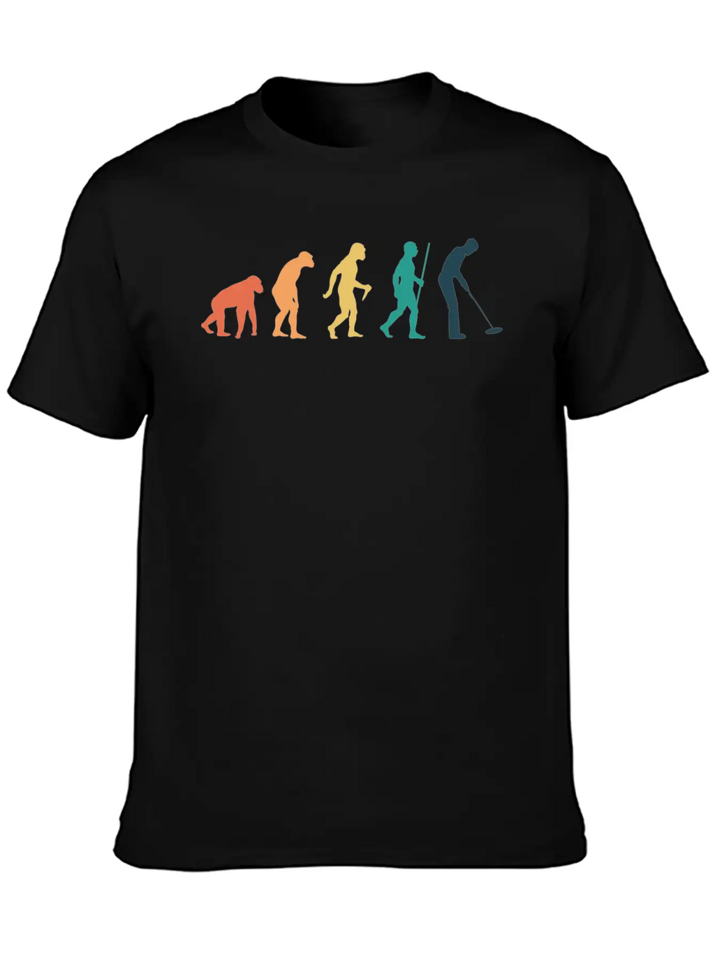 Retro Evolution Metal Detecting Metal Detector Unisex Casual T-Shirt – Clean Design For Daily Comfort