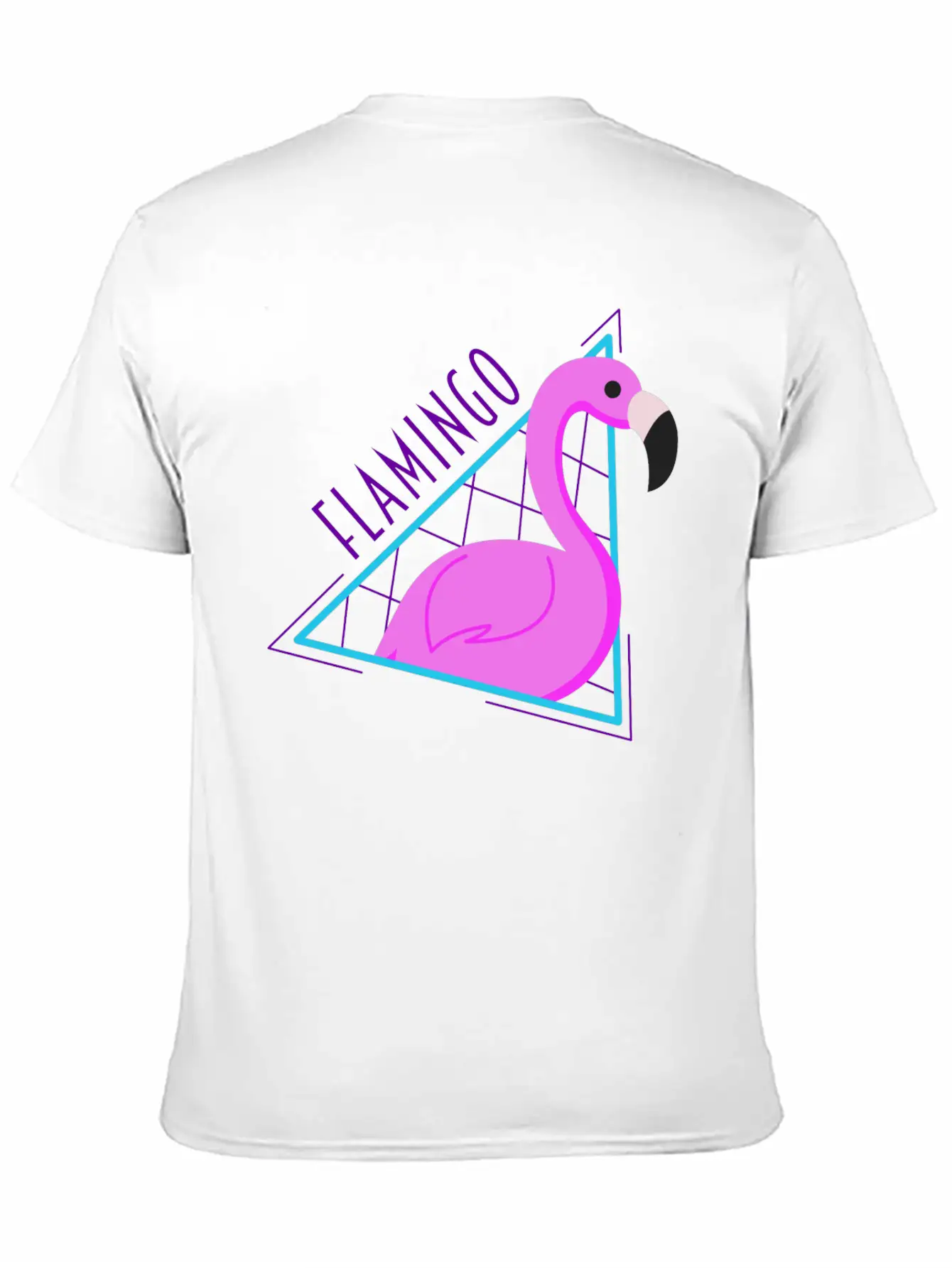 RETRO FLAMINGO Classic Fit Graphic Tee For Daily Comfort – Unisex Cotton Shirt