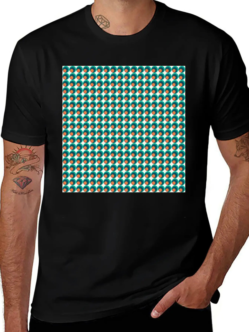 Retro Funky Style Modern Pattern Unisex Casual T-Shirt – Clean Design For Daily Comfort