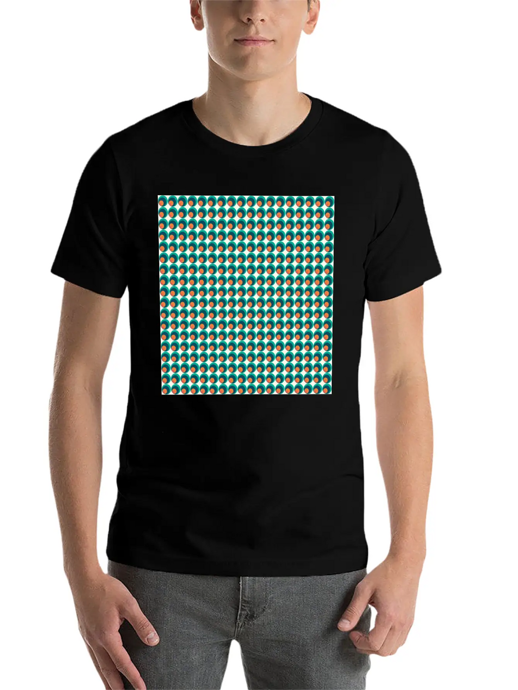 Retro Funky Style Modern Pattern Unisex Casual T-Shirt – Clean Design For Daily Comfort
