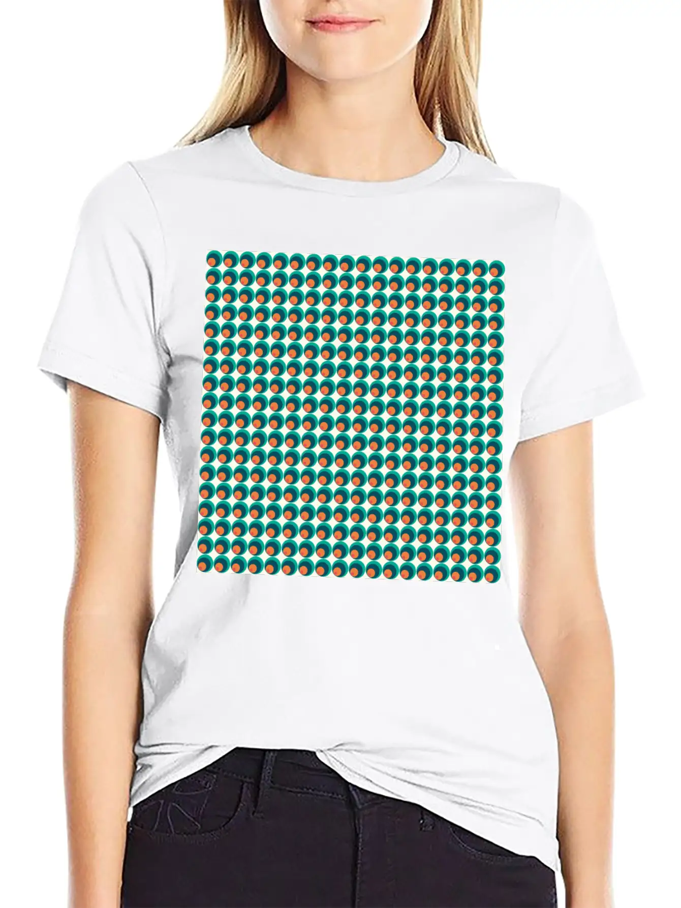 Retro Funky Style Modern Pattern Unisex Casual T-Shirt – Clean Design For Daily Comfort