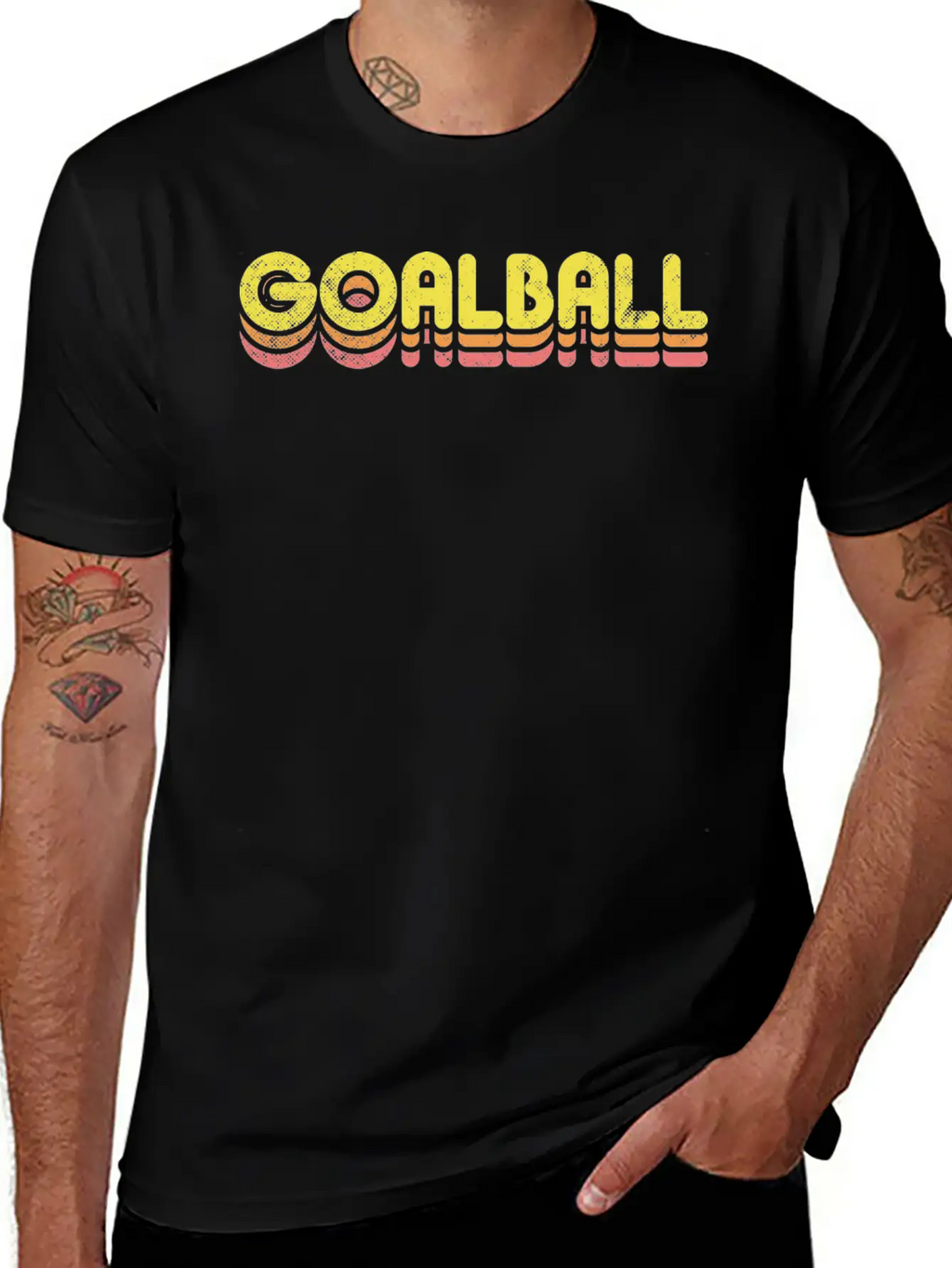 Retro Goalball Unisex Casual T-Shirt – Clean Design For Daily Comfort