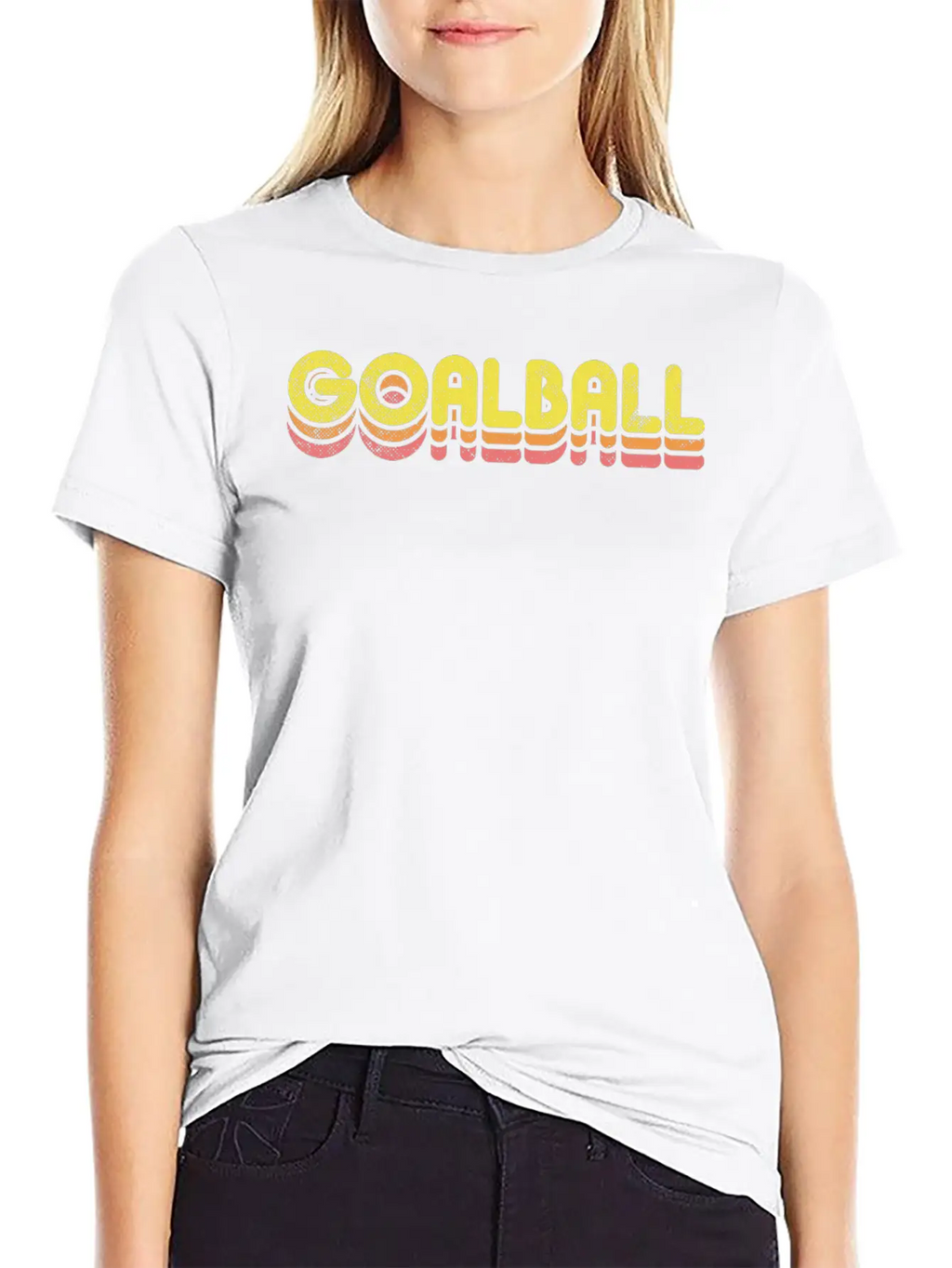 Retro Goalball Unisex Casual T-Shirt – Clean Design For Daily Comfort