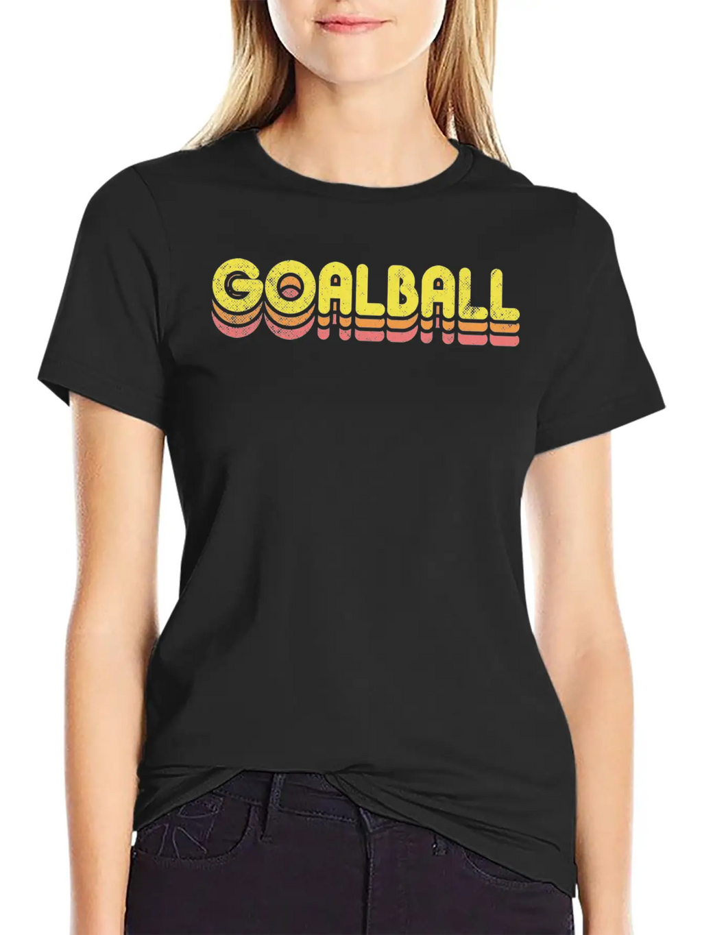 Retro Goalball Unisex Casual T-Shirt – Clean Design For Daily Comfort