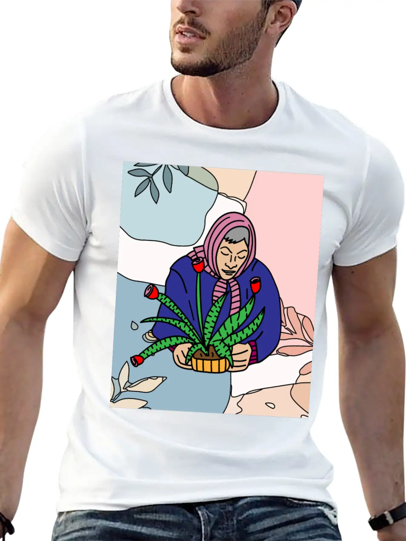 Retro Hobby Gardener Garden Gardener Unisex Casual T-Shirt – Clean Design For Daily Comfort