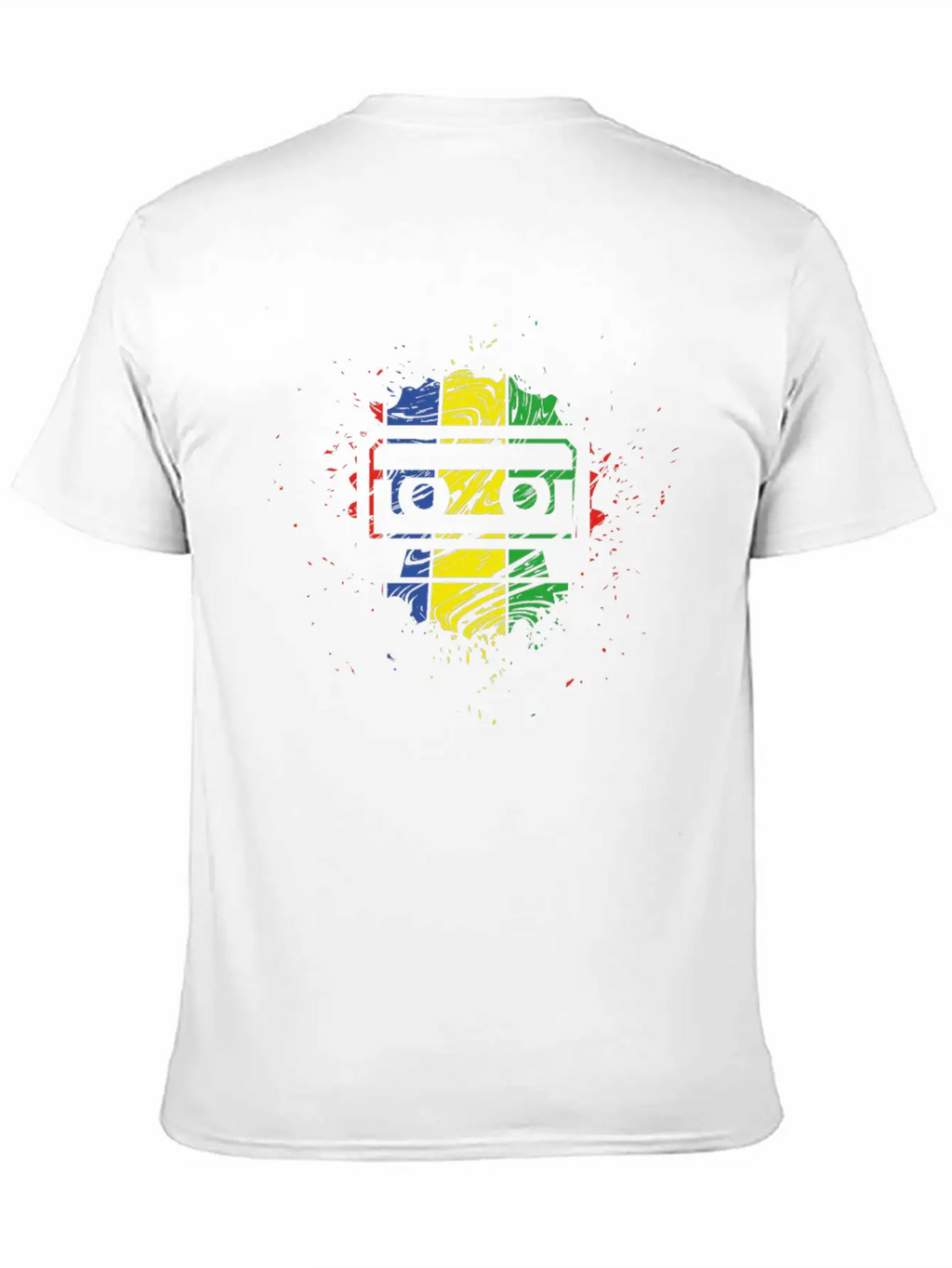 Retro Music Breathable Soft Cotton T-Shirt – Timeless Casual Look