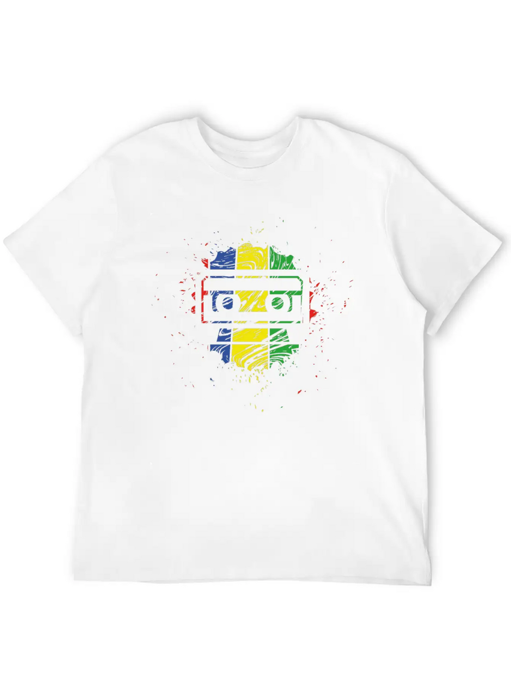 Retro Music Breathable Soft Cotton T-Shirt – Timeless Casual Look