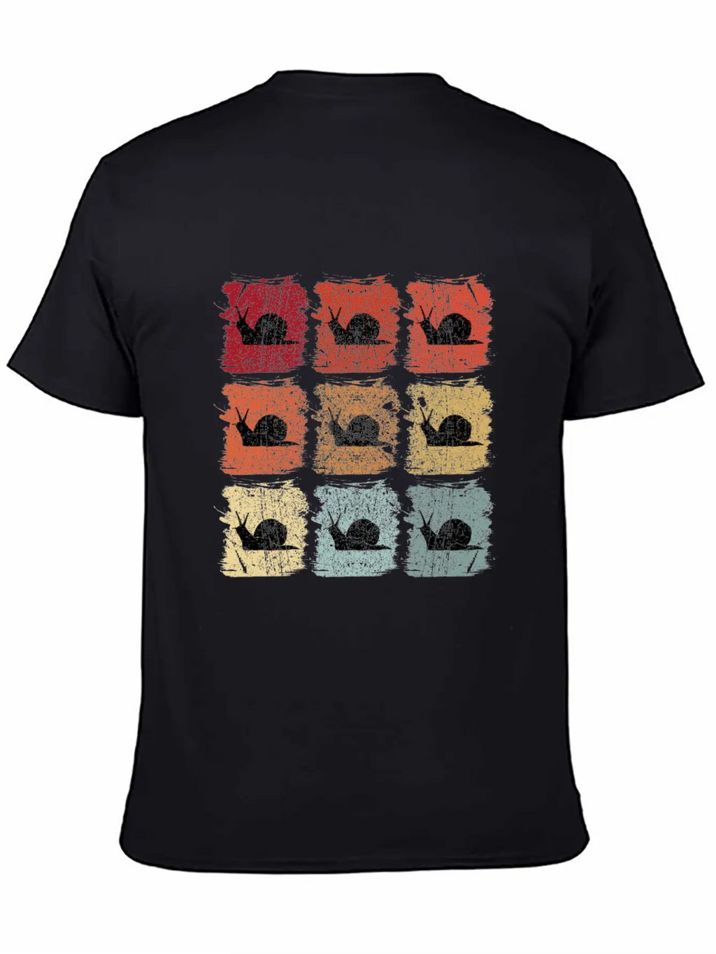 Retro Pop Art Snail Unisex Casual T-Shirt – Clean Design For Daily Comfort