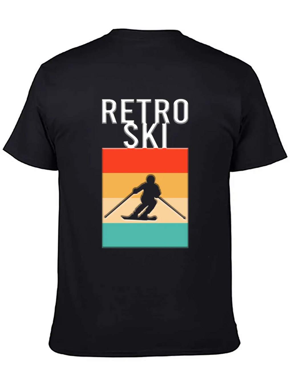 Retro Ski Casual Graphic T-Shirt – Simple And Comfortable Daily Wear
