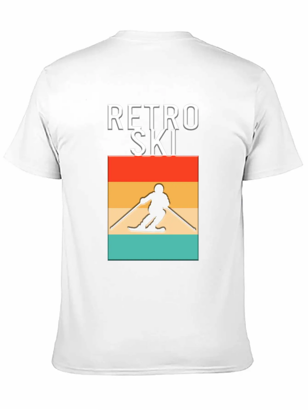Retro Ski Casual Graphic T-Shirt – Simple And Comfortable Daily Wear