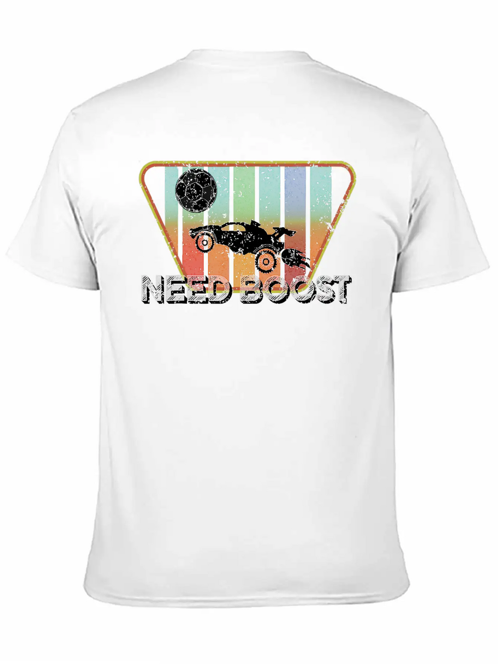 Retro Style Rocket RC Soccer Car League Gamer Stylish Everyday T-Shirt – Unisex Basic Cotton Tee