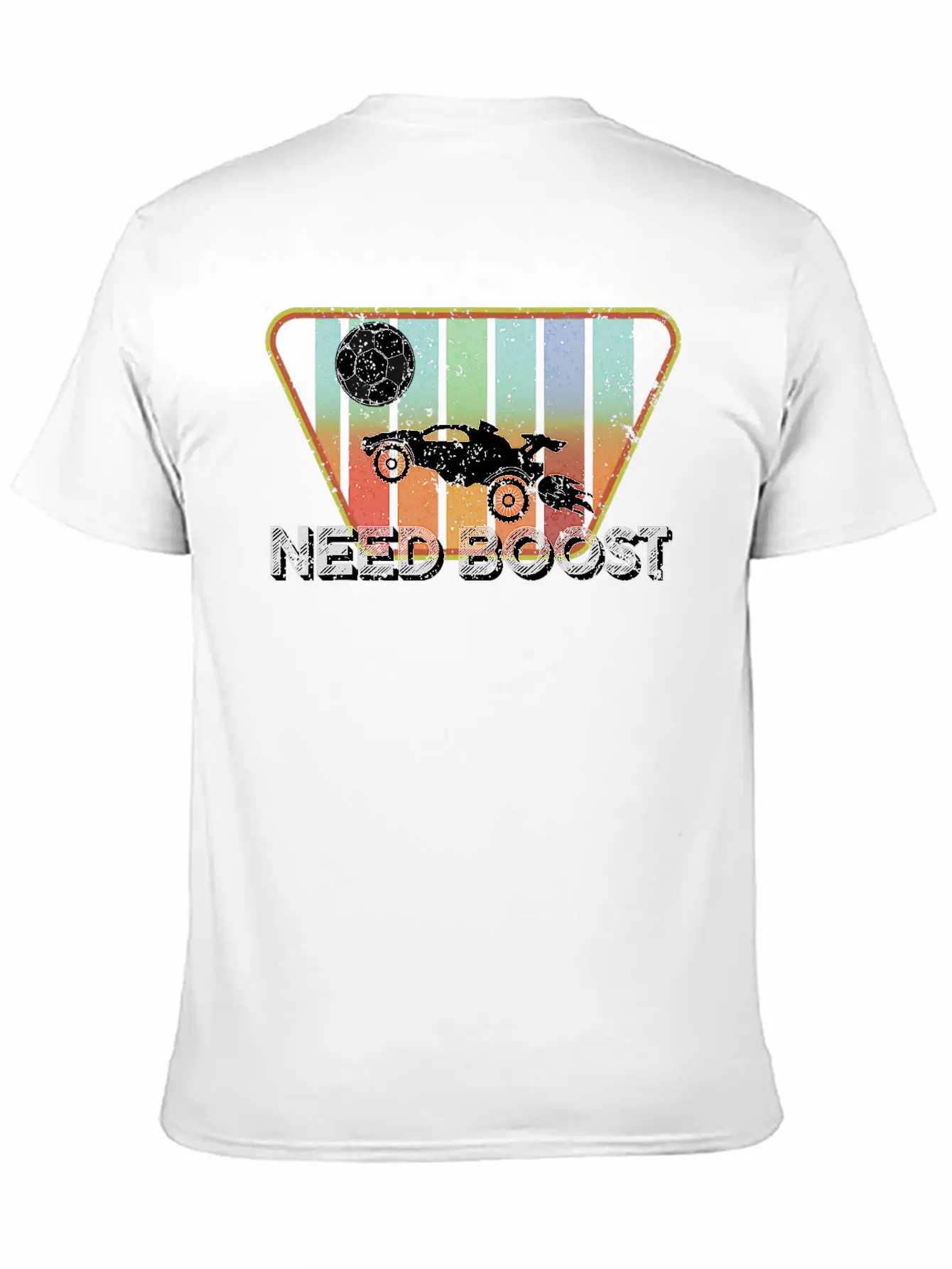 Retro Style Rocket RC Soccer Car League Gamer Stylish Everyday T-Shirt – Unisex Basic Cotton Tee
