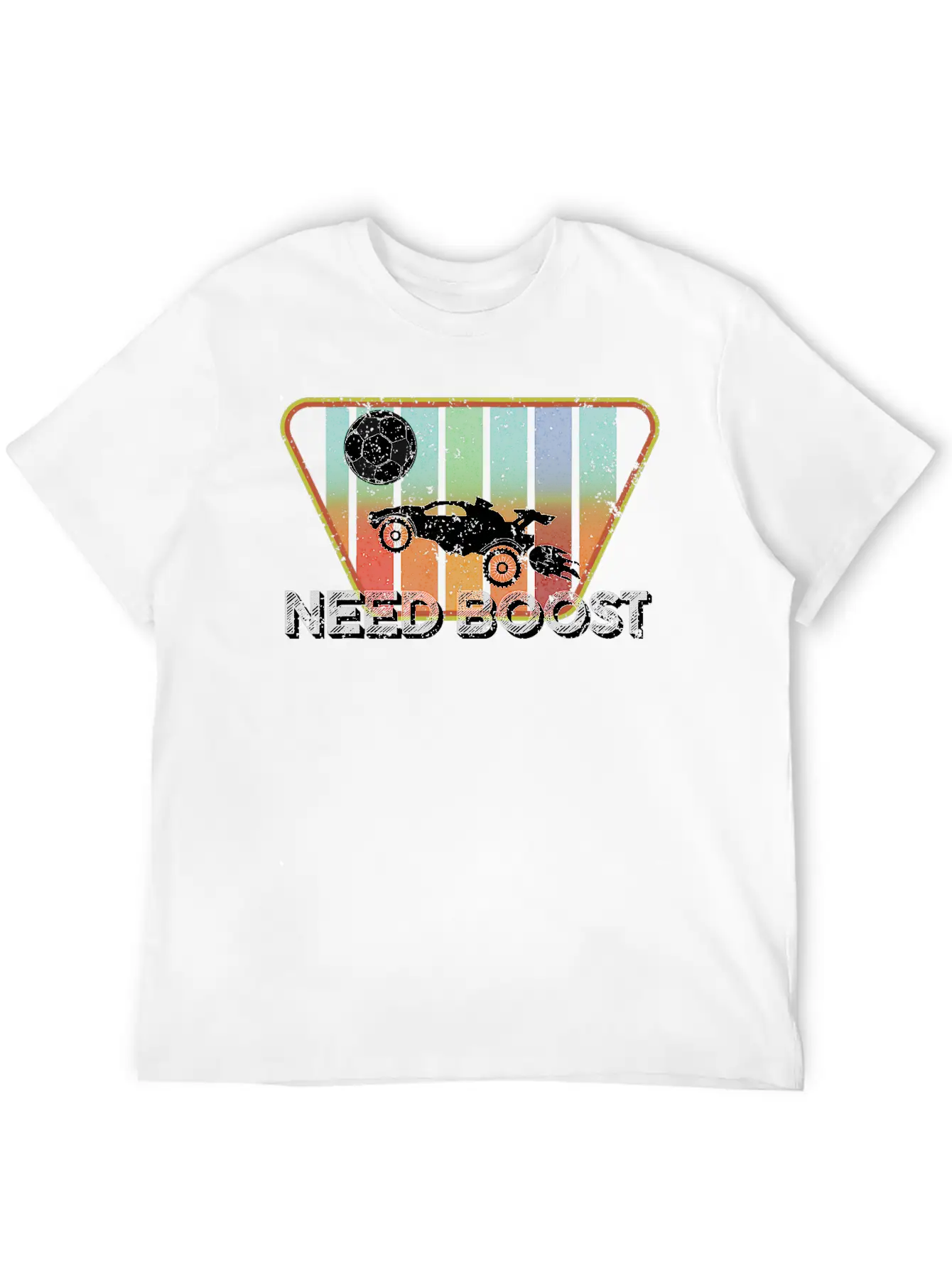 Retro Style Rocket RC Soccer Car League Gamer Stylish Everyday T-Shirt – Unisex Basic Cotton Tee