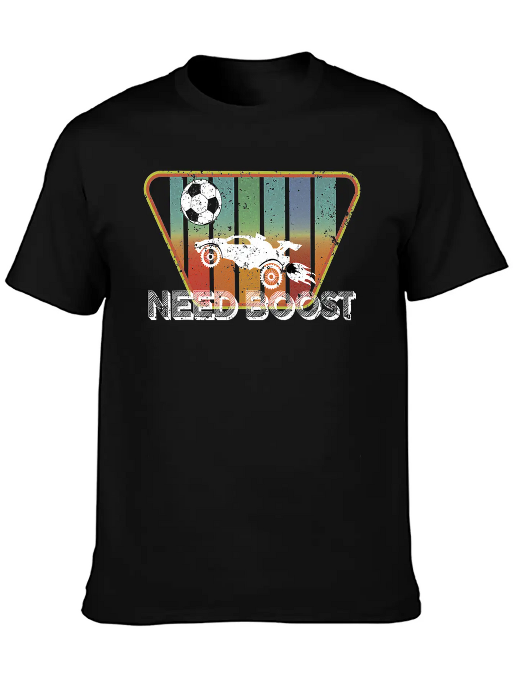 Retro Style Rocket RC Soccer Car League Gamer Stylish Everyday T-Shirt – Unisex Basic Cotton Tee