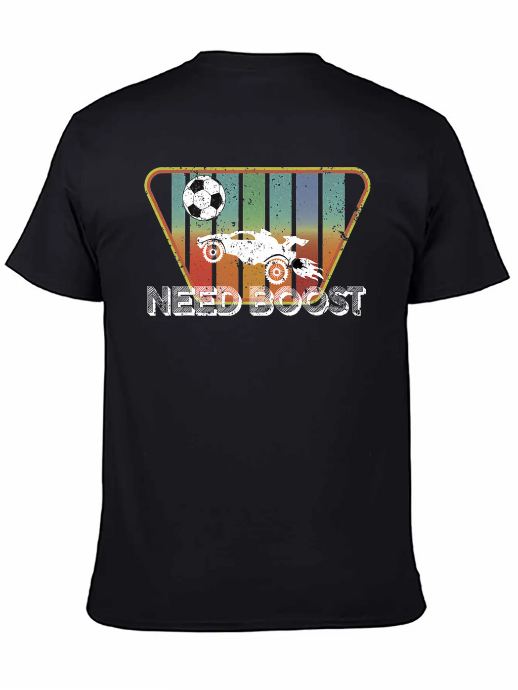 Retro Style Rocket RC Soccer Car League Gamer Stylish Everyday T-Shirt – Unisex Basic Cotton Tee