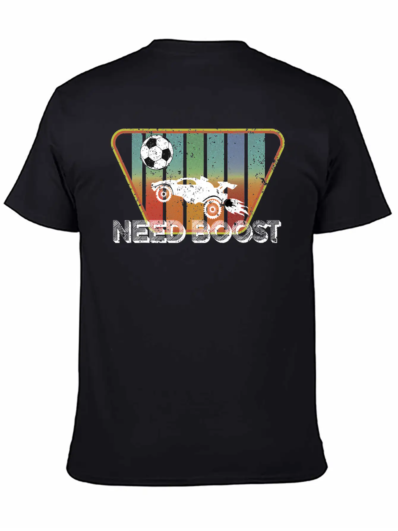 Retro Style Rocket RC Soccer Car League Gamer Stylish Everyday T-Shirt – Unisex Basic Cotton Tee