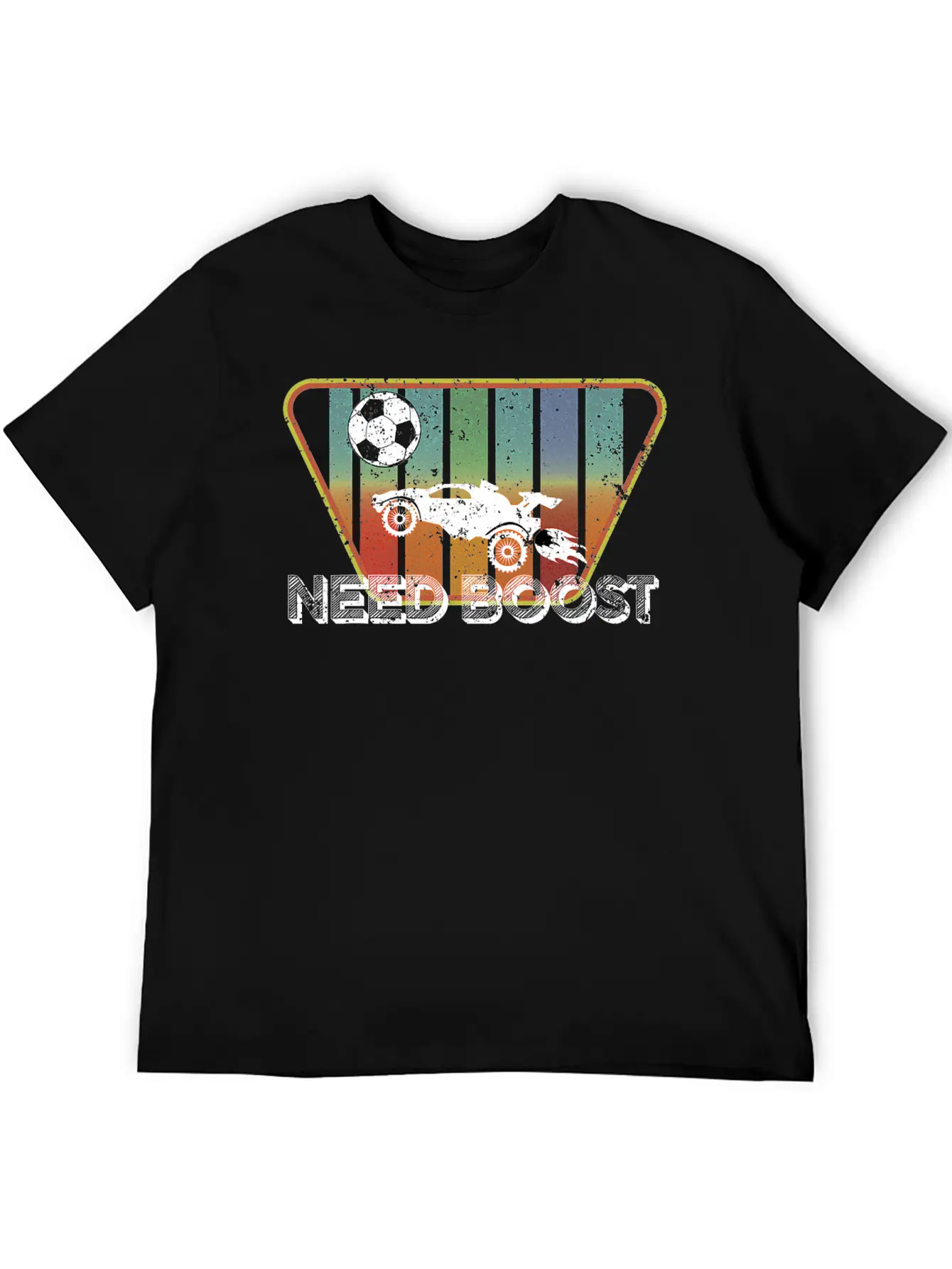 Retro Style Rocket RC Soccer Car League Gamer Stylish Everyday T-Shirt – Unisex Basic Cotton Tee