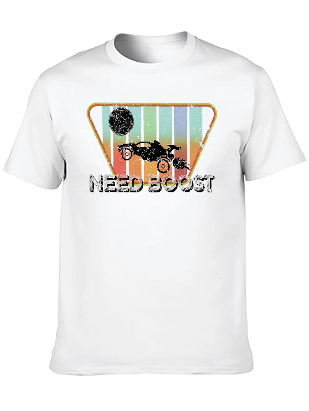 Retro Style Rocket RC Soccer Car League Gamer Stylish Everyday T-Shirt – Unisex Basic Cotton Tee