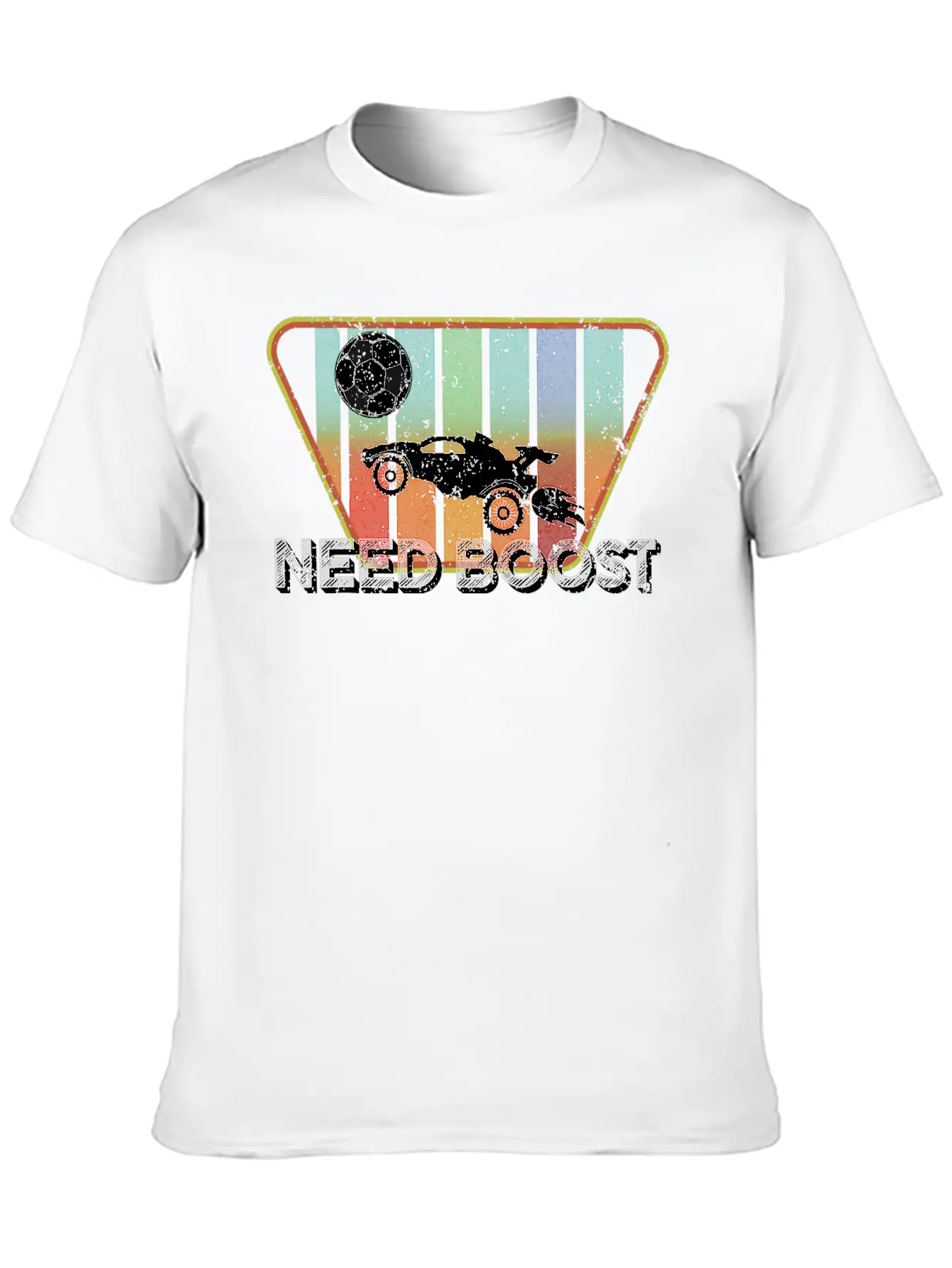 Retro Style Rocket RC Soccer Car League Gamer Stylish Everyday T-Shirt – Unisex Basic Cotton Tee