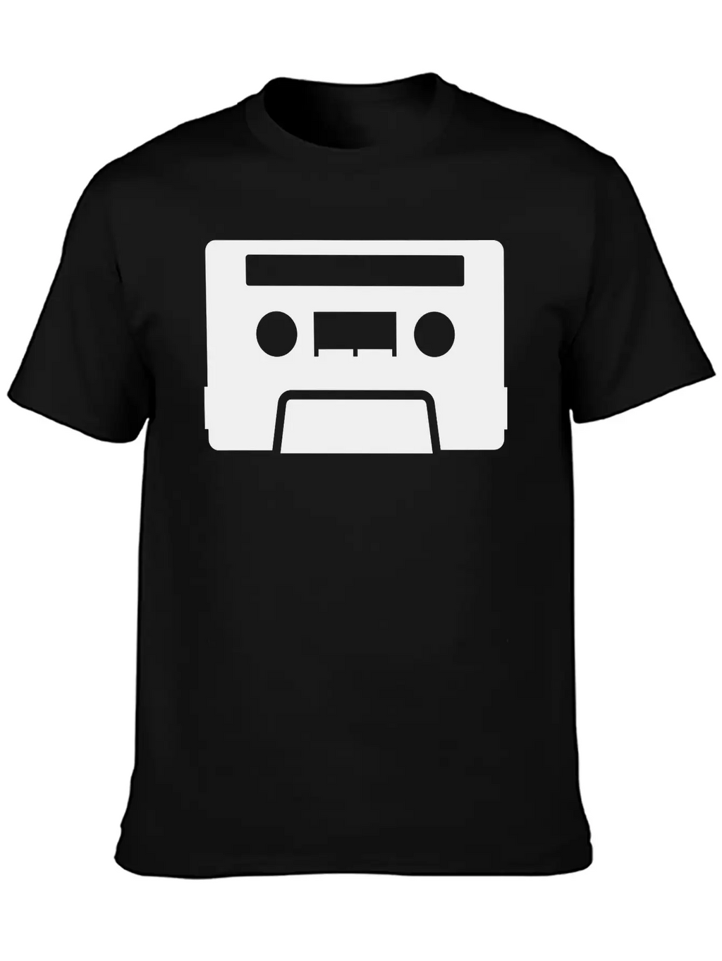 Retro Tape Unisex Casual T-Shirt – Clean Design For Daily Comfort