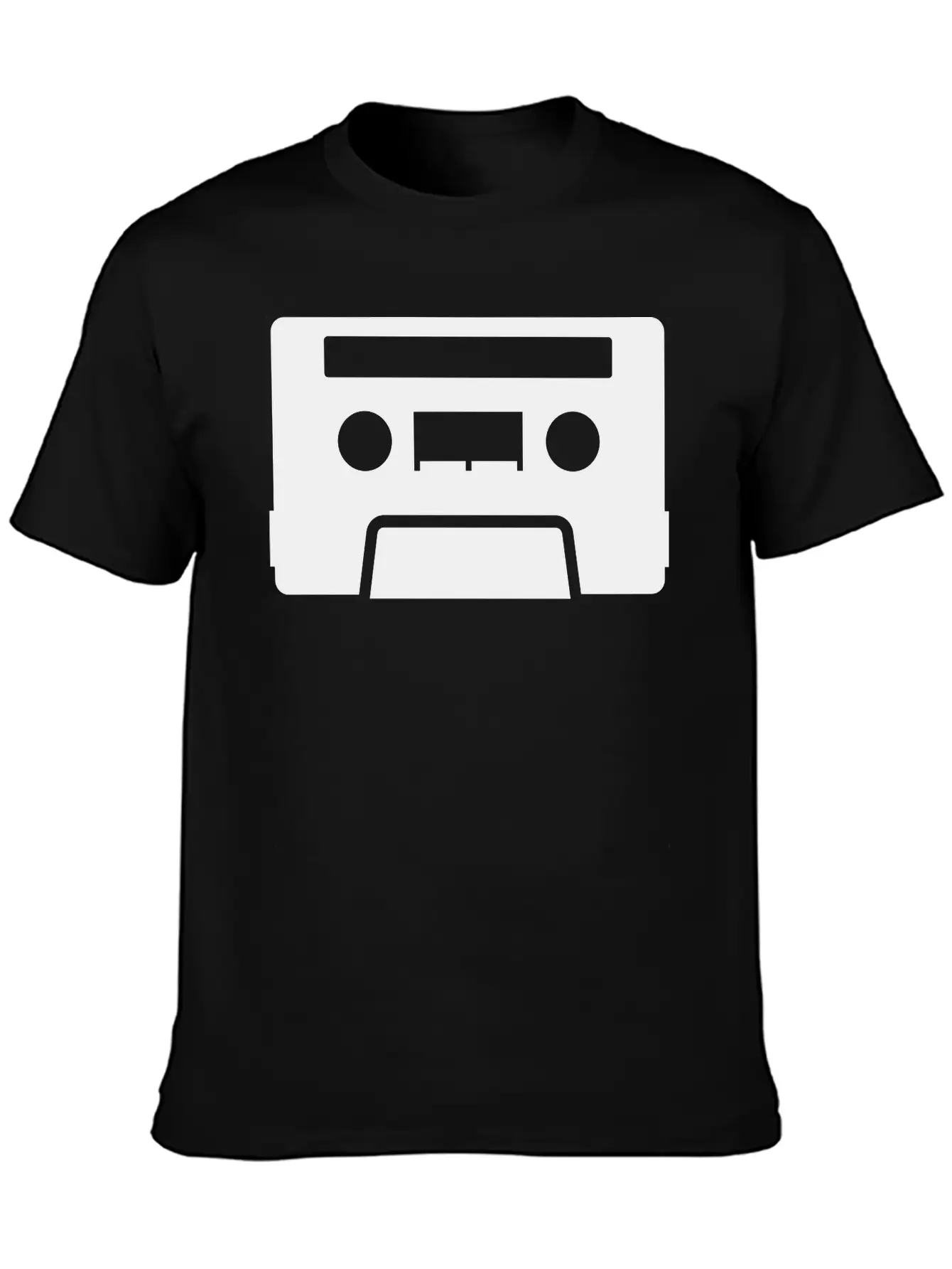 Retro Tape Unisex Casual T-Shirt – Clean Design For Daily Comfort