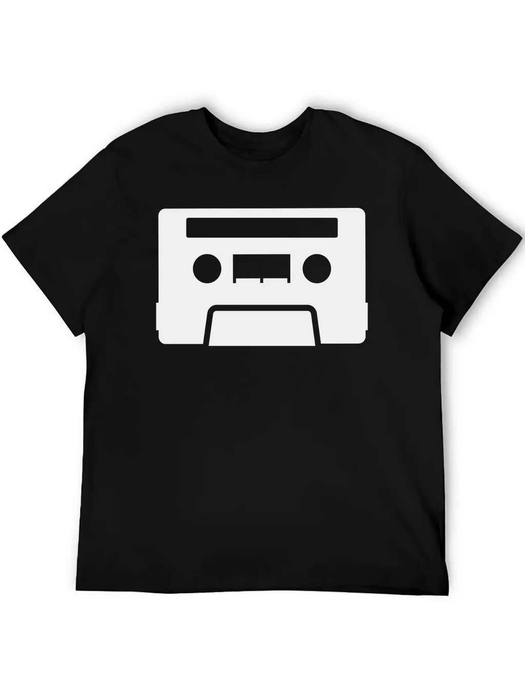 Retro Tape Unisex Casual T-Shirt – Clean Design For Daily Comfort