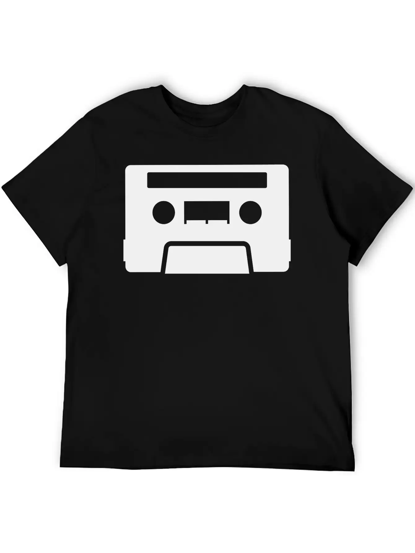 Retro Tape Unisex Casual T-Shirt – Clean Design For Daily Comfort