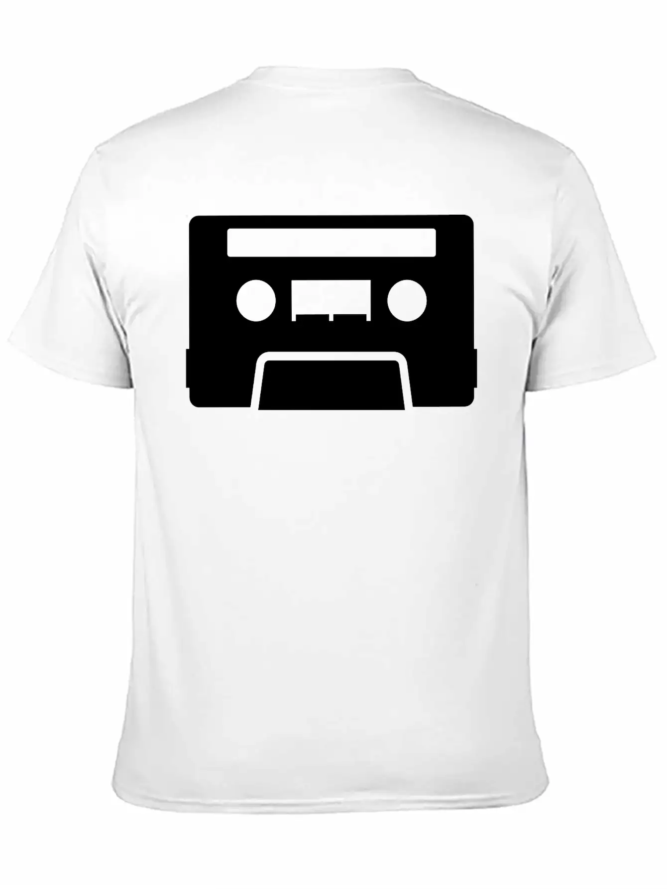 Retro Tape Unisex Casual T-Shirt – Clean Design For Daily Comfort