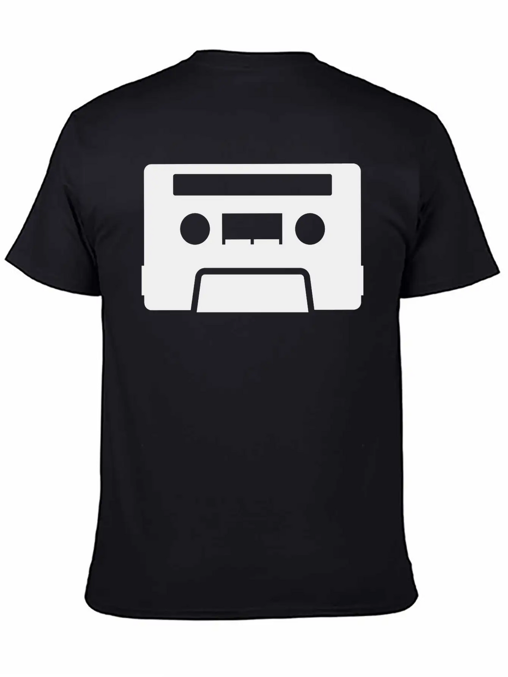 Retro Tape Unisex Casual T-Shirt – Clean Design For Daily Comfort