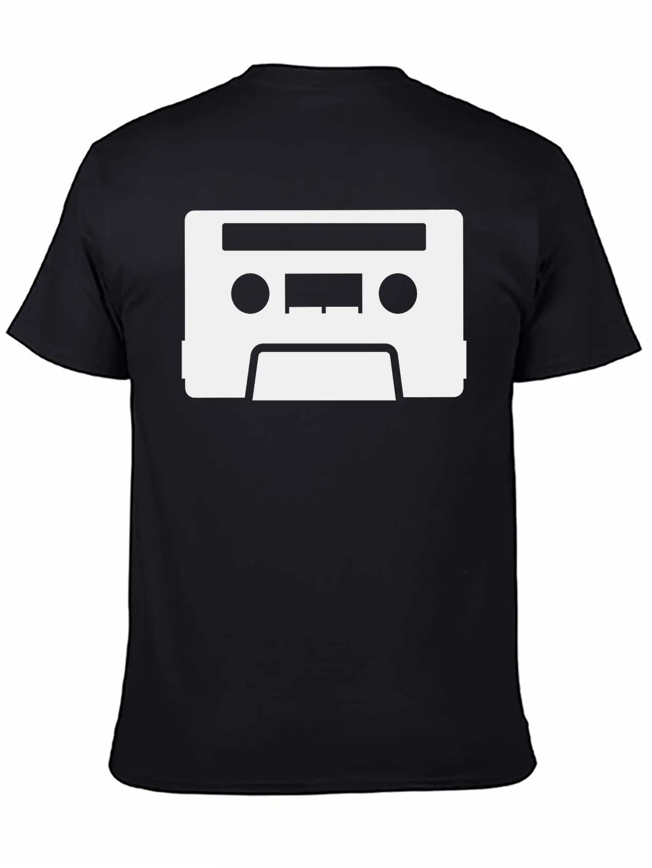 Retro Tape Unisex Casual T-Shirt – Clean Design For Daily Comfort