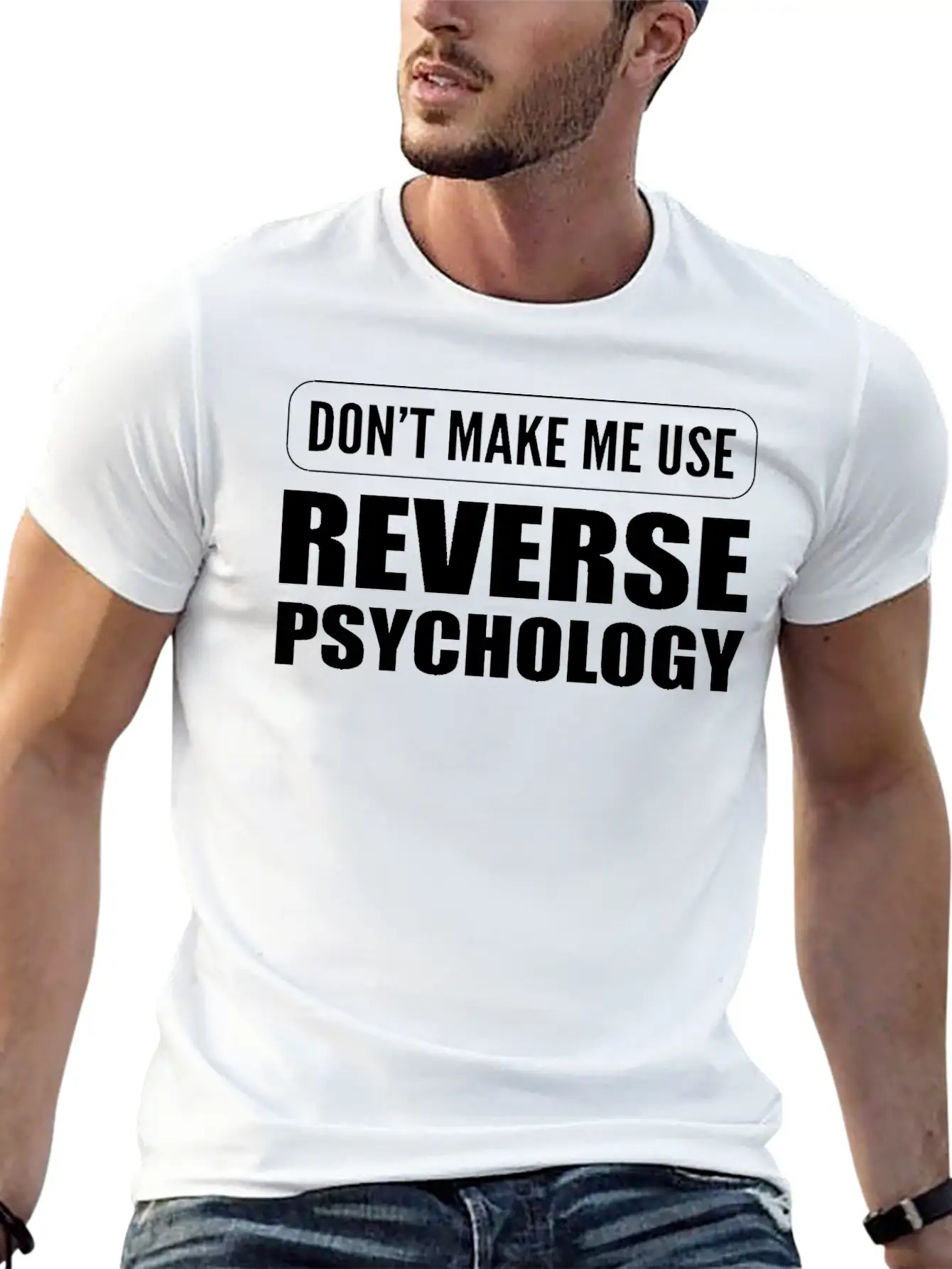 Reverse Psychology Psychologist Essential Cotton Tee For Daily Outfits – Unisex Style