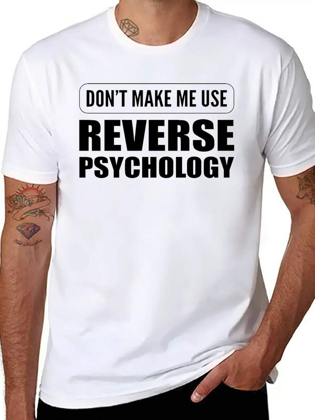 Reverse Psychology Psychologist Essential Cotton Tee For Daily Outfits – Unisex Style