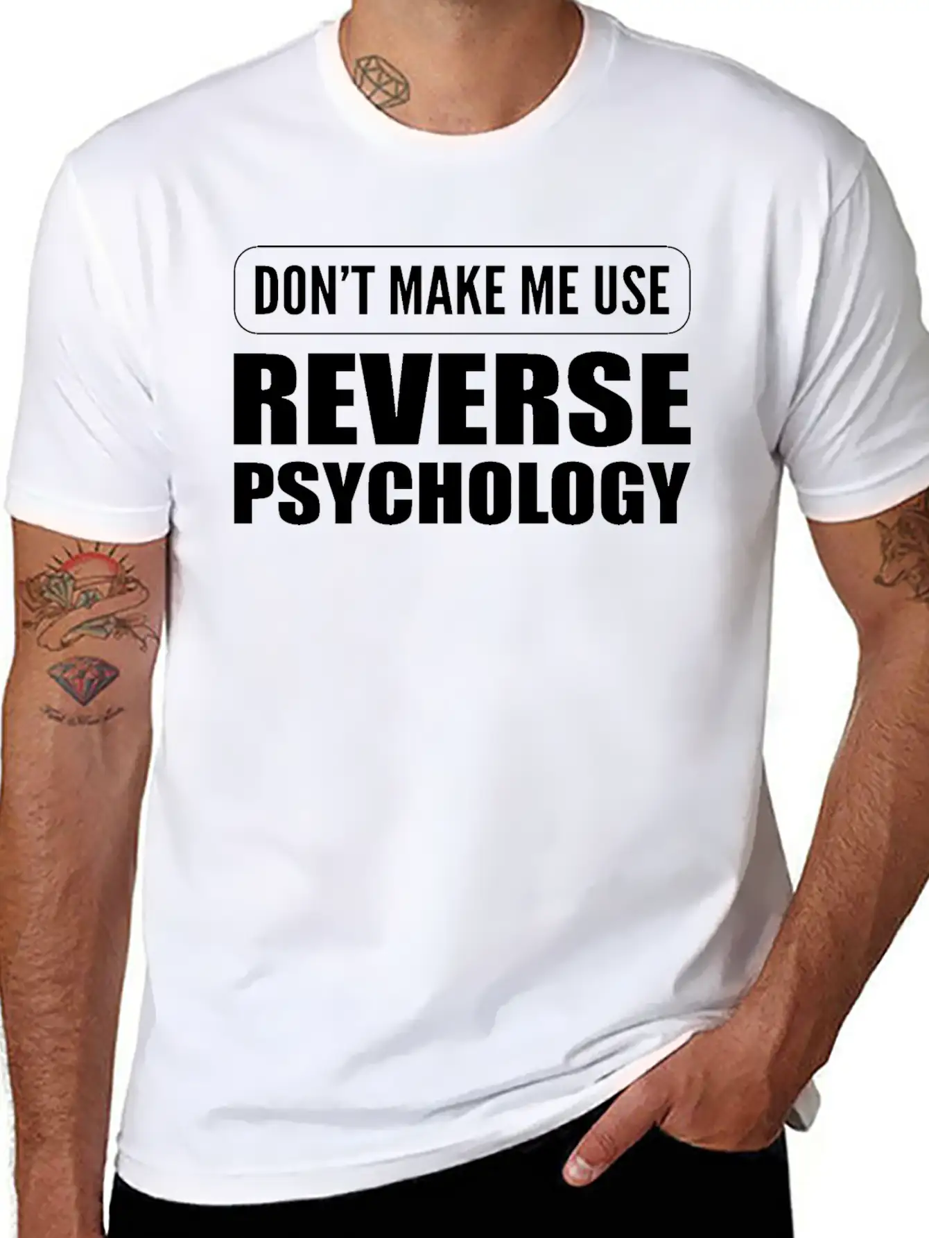Reverse Psychology Psychologist Essential Cotton Tee For Daily Outfits – Unisex Style